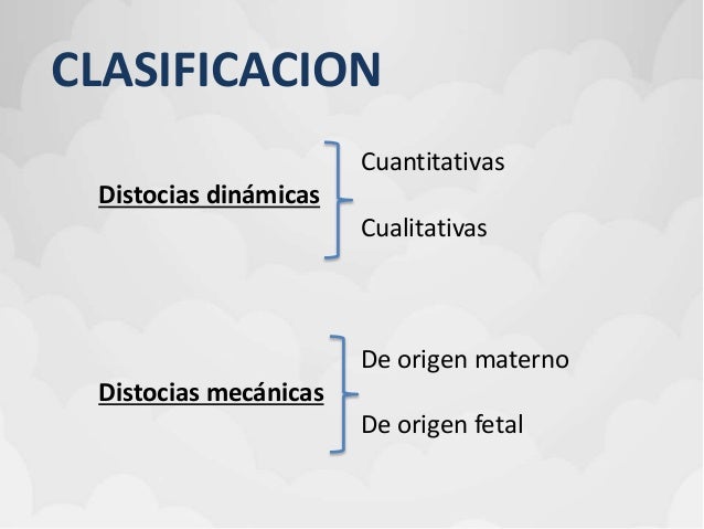 distocias mecanicas y dinamicas